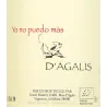 Yo No Puedo Mas XX - VDF Rouge Bio