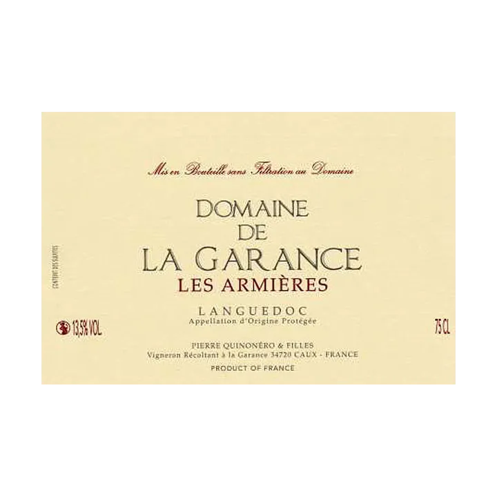 Les Armières - Languedoc Rouge Bio 2019