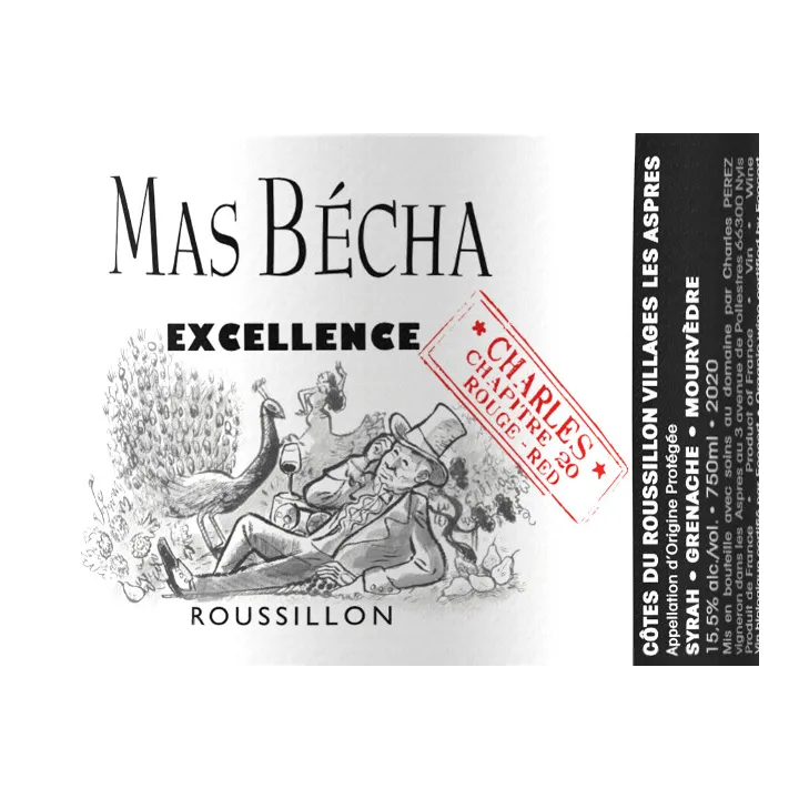 Excellence Rouge "Charles" - Côtes du Roussillon Villages 2020