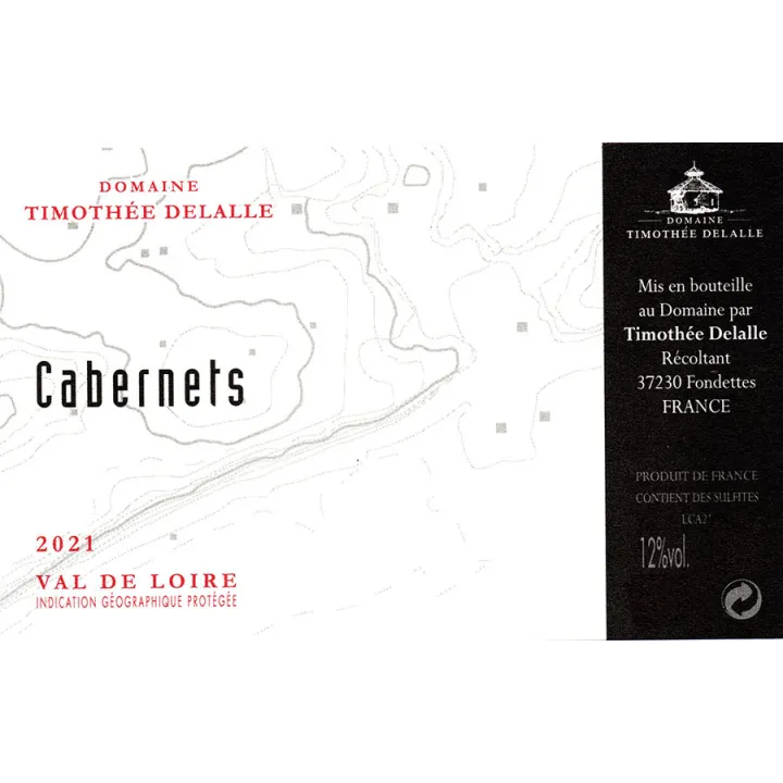 Dom Timothée Delalle - Trilogie Cabernets IGP Val de Loire 2021