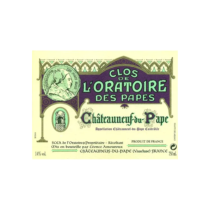 Clos de l'Oratoire des Papes Blanc 2021