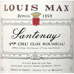 Louis Max - Santenay 1er Cru Clos Rousseau Rouge 2019