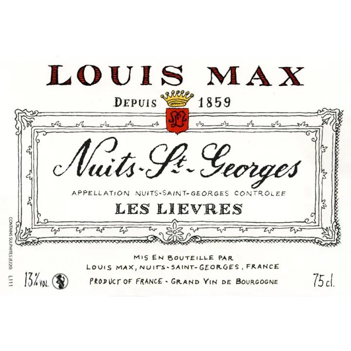 Louis Max - Nuits Saint-Georges "Les Lièvres" 2017