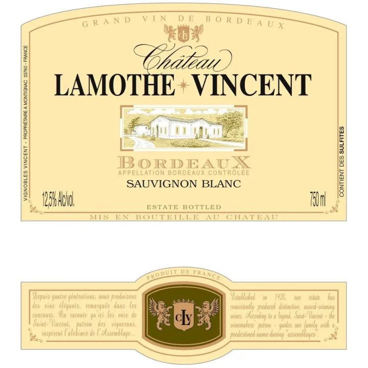 Château Lamothe-Vincent Réserve Blanc 2021