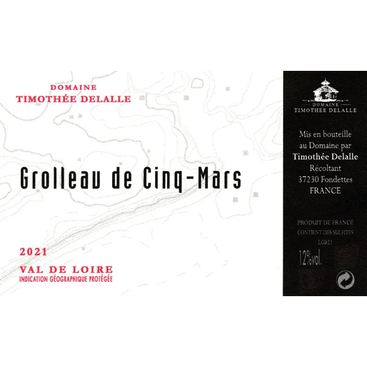 Dom Timothée Delalle - Trilogie Grolleau de Cinq Mars IGP Val de Loire 2021