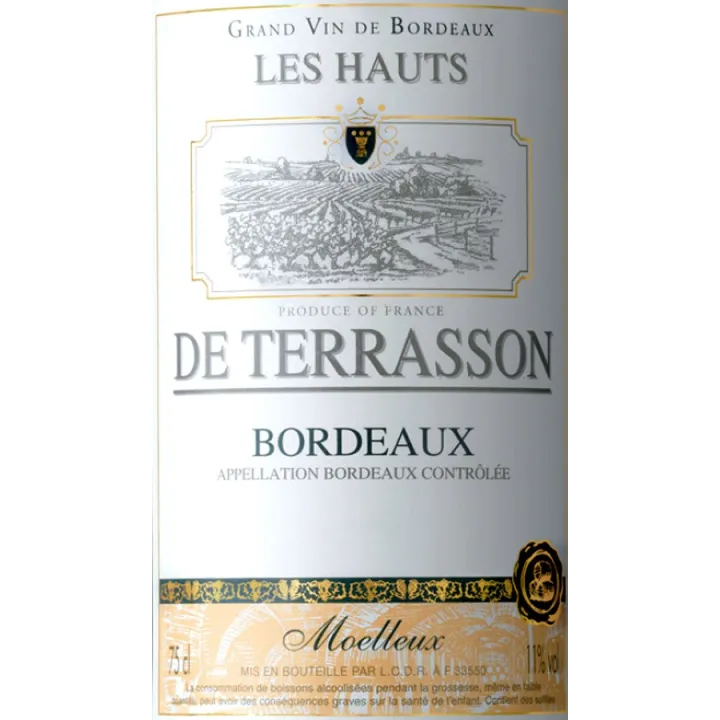 Les Hauts de Terrasson - Bordeaux Blanc 2022