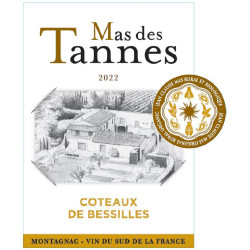 Mas des Tannes Classique Rouge BIO (sans sulfites) 2022