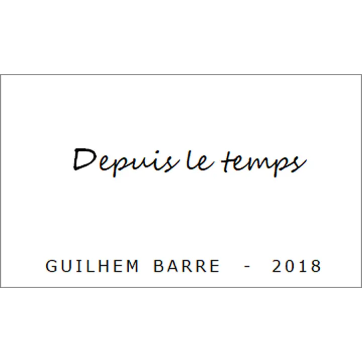Depuis le Temps.... - VDF Blanc Languedoc Bio 2022