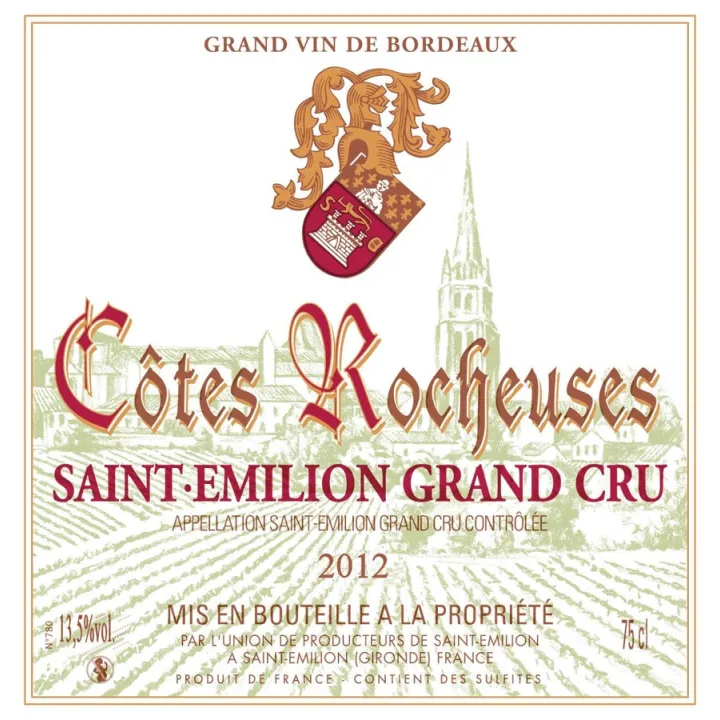 Côtes Rocheuses - Saint-Emilion Grand Cru 2019